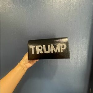 Custom TRUMP Black Clutch